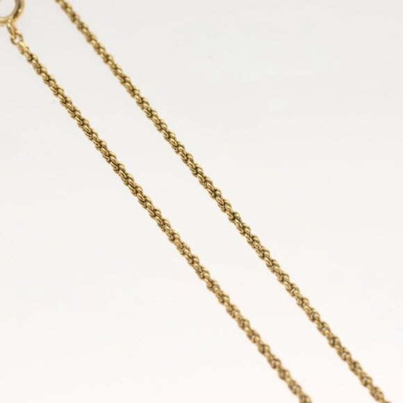 Christian Dior Necklace metal Gold Auth 125869 - Picture 7 of 16